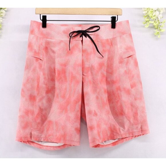 Lululemon Other - Lululemon Men's Current State Shorts Shadow Mesh Red Orange Sz 33